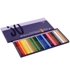 ホルベイン アーチスト色鉛筆50色セット（基本色）紙函入り 額縁画材