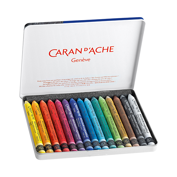 カランダッシュ ネオカラー2 15色セット（水溶性パステル） 額縁