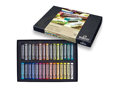 レンブラントソフトパステル30色セット（基本色） 額縁画材ドットコム