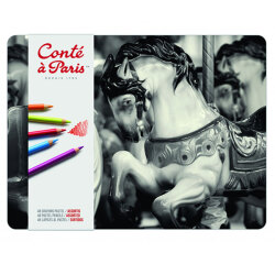 コンテ・ア・パリ パステルペンシル 48色セット 額縁画材ドットコム