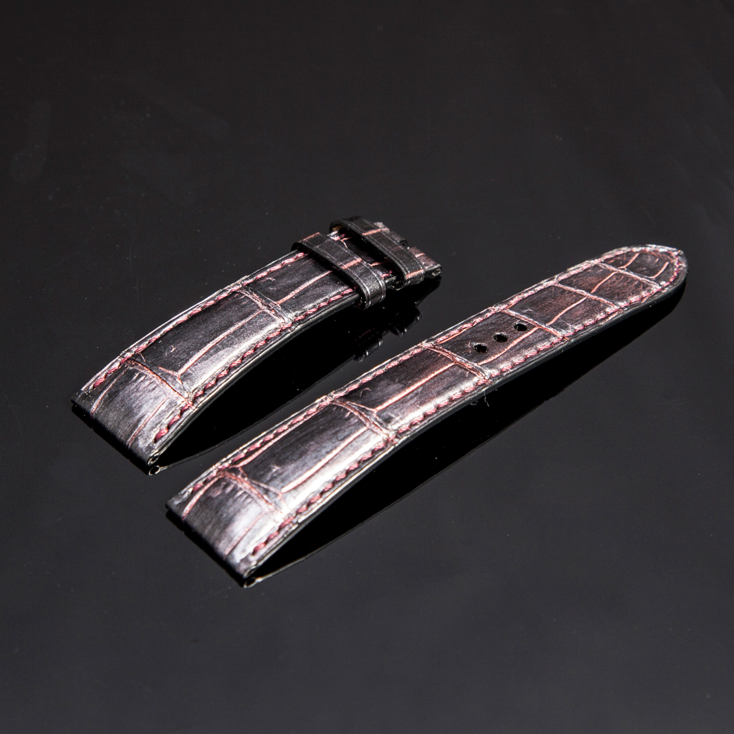 時計ベルトオーダーメイド[0208] クロコダイルレザーショップ ガウディ