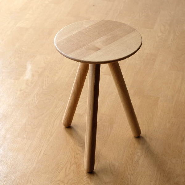スツール 木製 天然木 ウッドスツール おしゃれ オーク 無垢材 ウッド