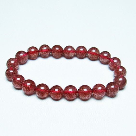 パワーストーン 天然石 アフリカンストロベリークォーツブレスレット