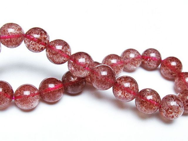 パワーストーン 天然石 アフリカンストロベリークォーツブレスレット