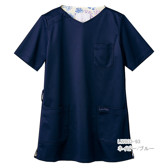 LW603 ローラ アシュレイ 住商モンブラン ナースウェア スクラブ 女性