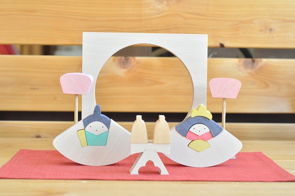 雛人形 遊プラン・小黒三郎 ハートびな 木のおもちゃHANA