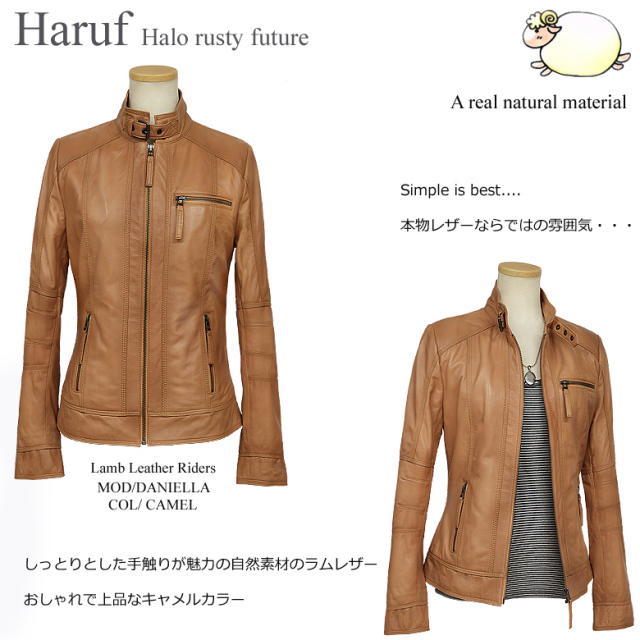 本革 レザージャケット レディース シングルライダース 革ジャン