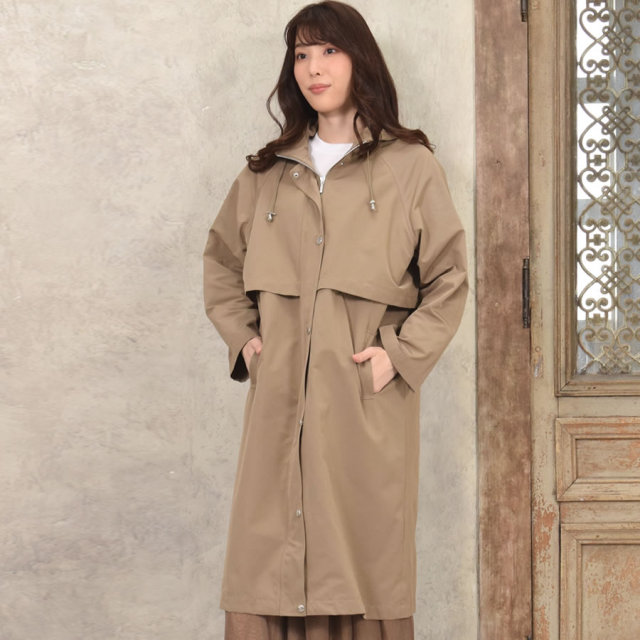 Merfirge] 蓄熱ライナー付 モッズコート ロング マウンテンパーカー