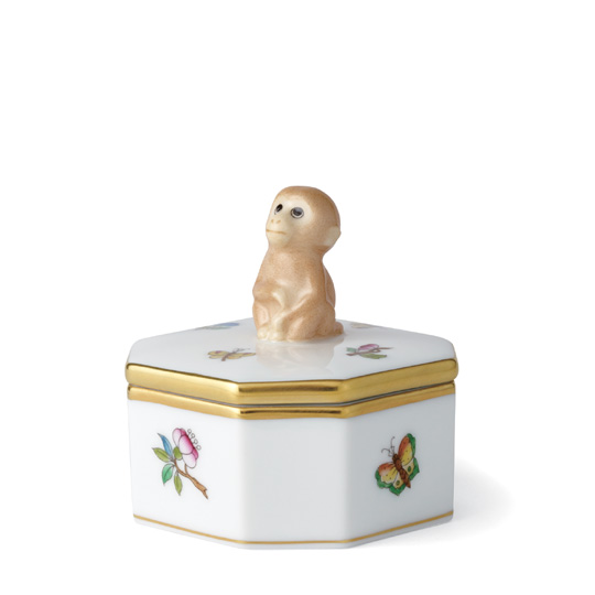 ヘレンド HEREND 干支シリーズ 猿の置物 Amazon.co.jp: おヘレンド