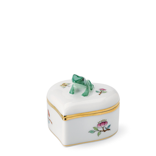 ヴィクトリア・プレーン] ハートボックスL カエル