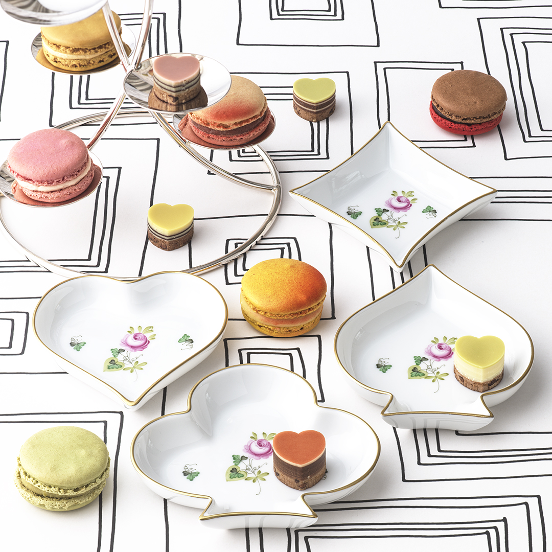 ウィーンの薔薇・シンプル] スートディッシュセット