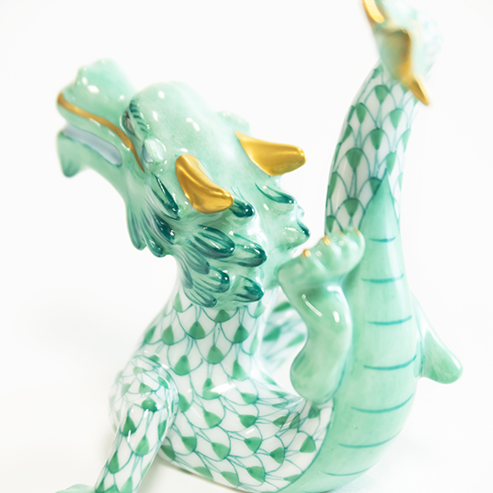 干支置物・たつ（グリーン）