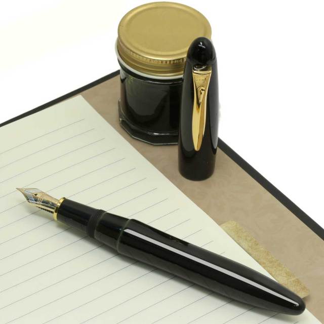 プラチナ萬年筆(PLATINUM) 万年筆出雲 溜塗り PIZ-55000 ＃27 ソラタメ