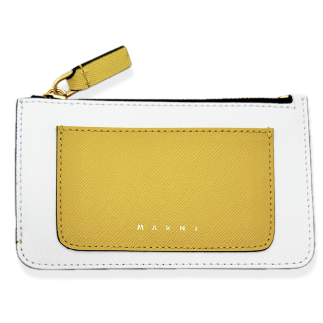 極美品 norienomoto wave mini カードケース イエロー wave trifold