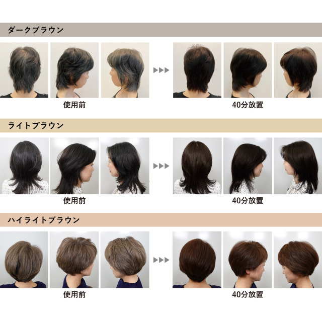 イヴァンカ天然生育毛トリートメントカラー1Kg（白髪染め）