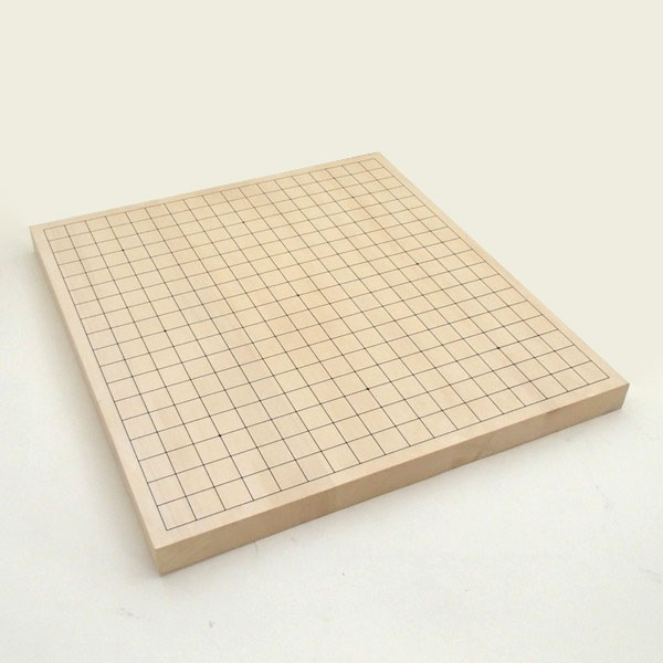 木製囲碁盤 本榧に次ぐ ヒバ10号卓上接合碁盤 竹 碁盤、碁石、囲碁