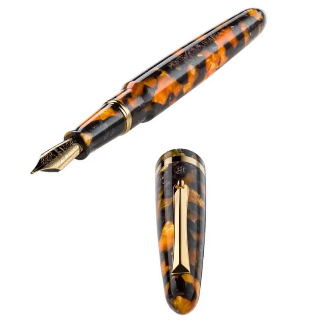 モンテグラッパ ヴェネツィア ハヴァナアンバー 万年筆（14Kニブ