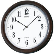 環境にやさしいソーラープラスです！セイコー掛け時計 SEIKO電波時計
