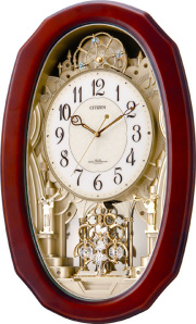 からくり時計スモールワールド ソルシアF 4MN422RB06 リズム時計/時計