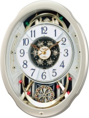 文字盤が360度回転します！からくり時計スモールワールド ノエルN