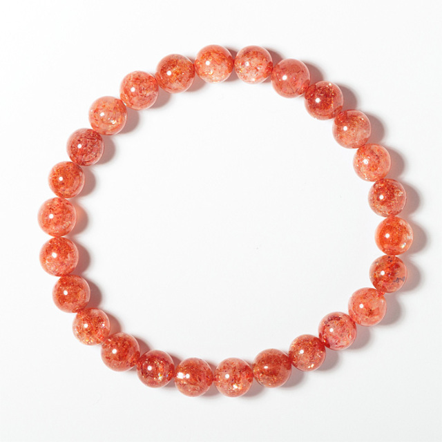 ブレスレット サンストーン （タンザニア産） 7mm 26玉 No.39 | 神棚