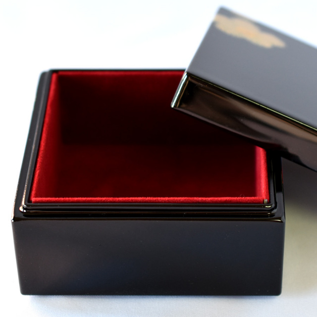 角小箱 紅白華 | 小物入れ ジュエリーケーズ 漆器の井助