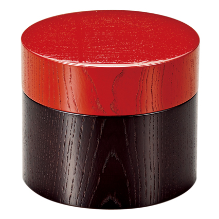 椀型弁当箱 欅 木製 漆塗り 木のランチボックス（製造中止） 漆器の井助