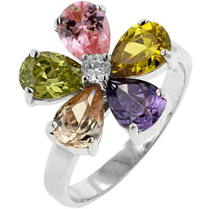 Colorful Flower Ring カラフルフラワーリング