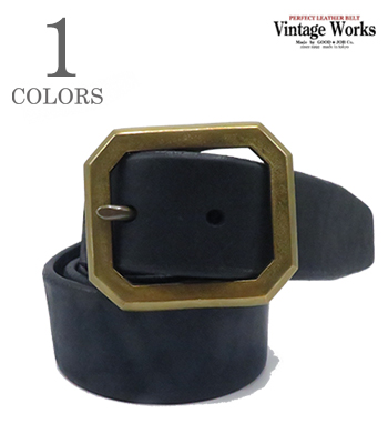 Vintage Works ヴィンテージワークス 真鍮バックル|7ホール|インク