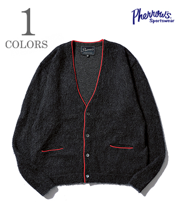 PHERROW'S フェローズ モヘア|カーディガン『MOHAIR CARDIGAN SOLID