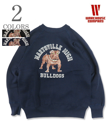 WAREHOUSE ウエアハウス 裏毛|丸胴|ラグランスリーブ|スウェット