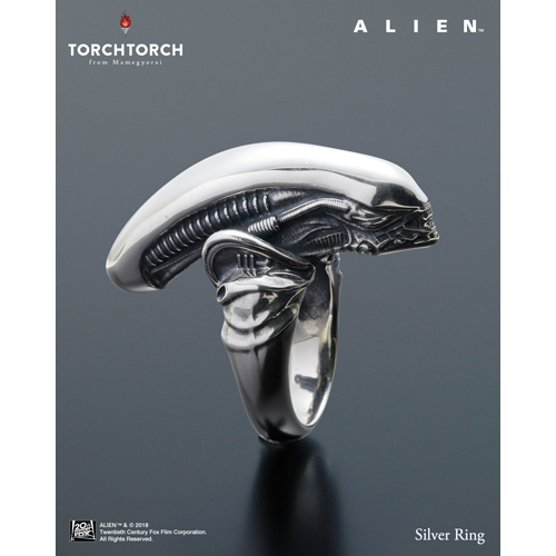 TORCH TORCH エイリアン ビッグチャップ シルバーリング S:16号