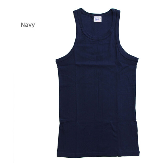 Miller ミラー メンズ パネルリブ 半袖タンクトップ 110C