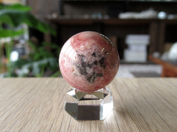 インカローズ(ロードクロサイト) 丸玉 約22mm/通販/販売 | 天然石専門