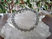 ラブラドライトブレスレット 約7mm 高品質 | 天然石アクセサリー販売