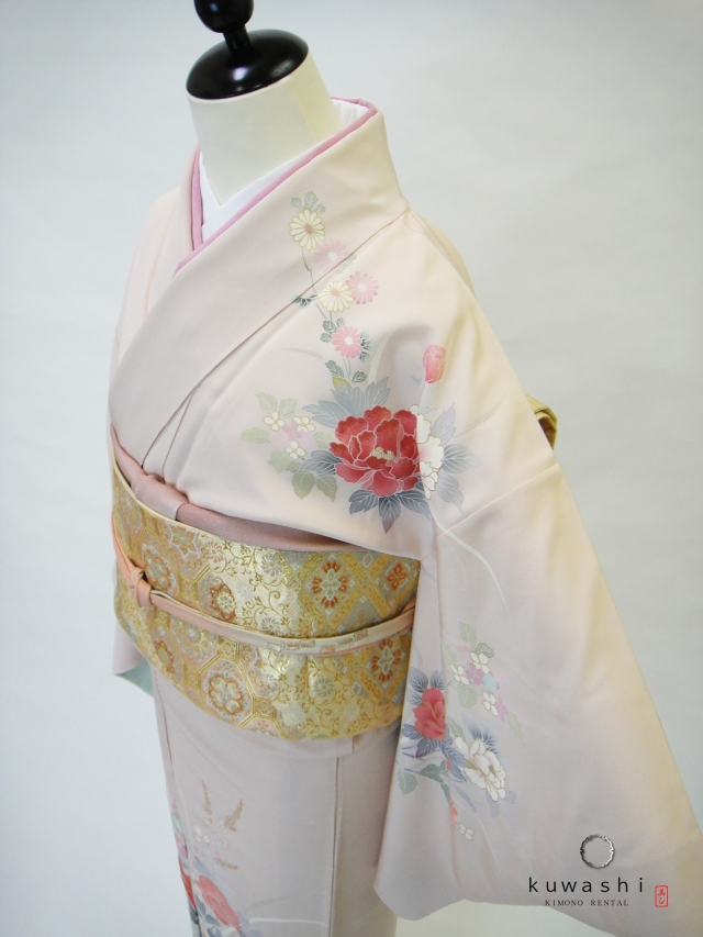 レンタル着物】【往復送料無料】【東京都内着付代無料】 20012