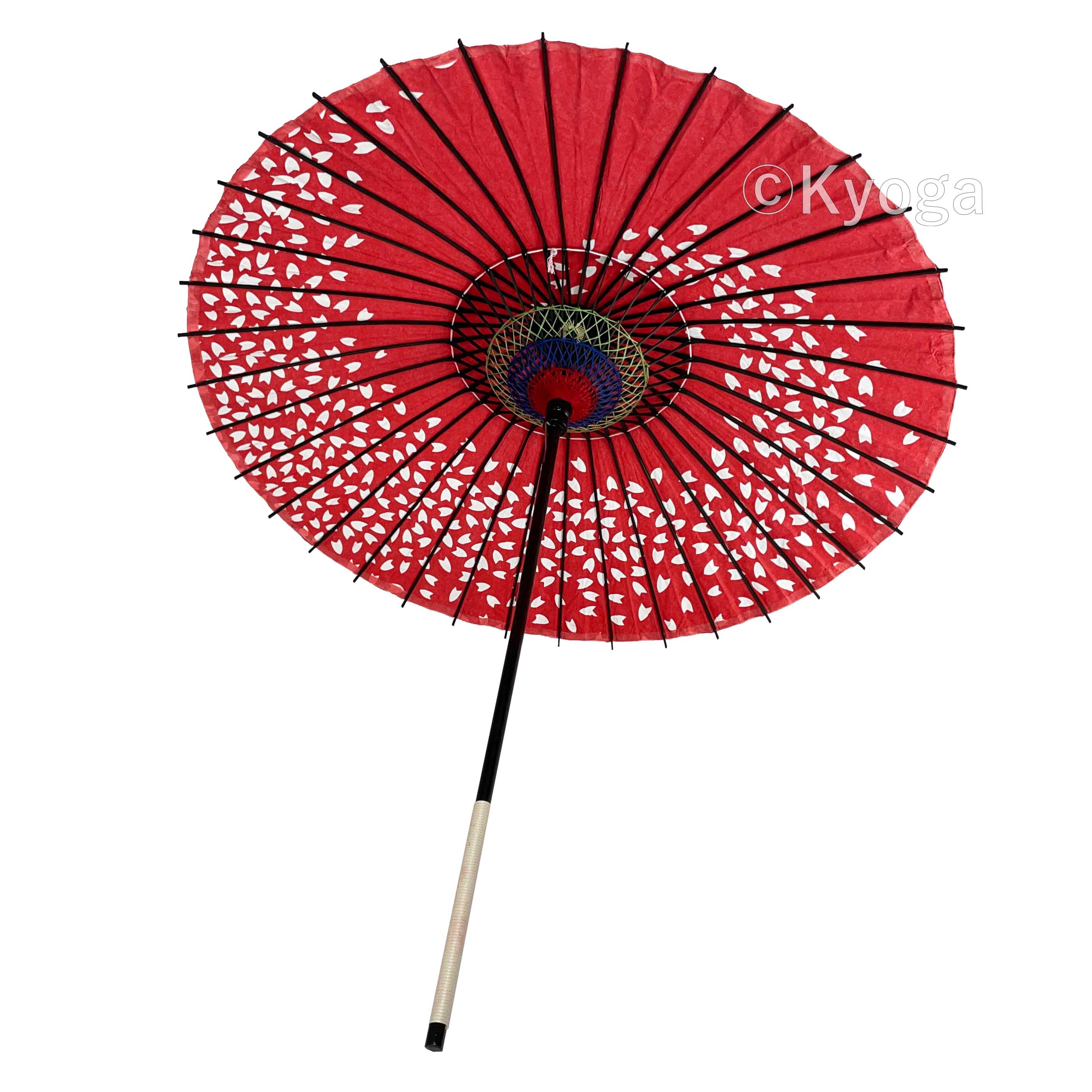 和傘・野点傘専門店 恭雅】 和傘 − 紙傘 尺5 桜渦 朱色