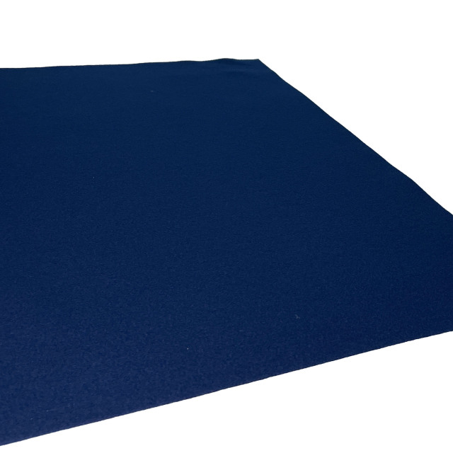 毛氈 紺 180×90cm 防炎素材 厚み3.5mm
