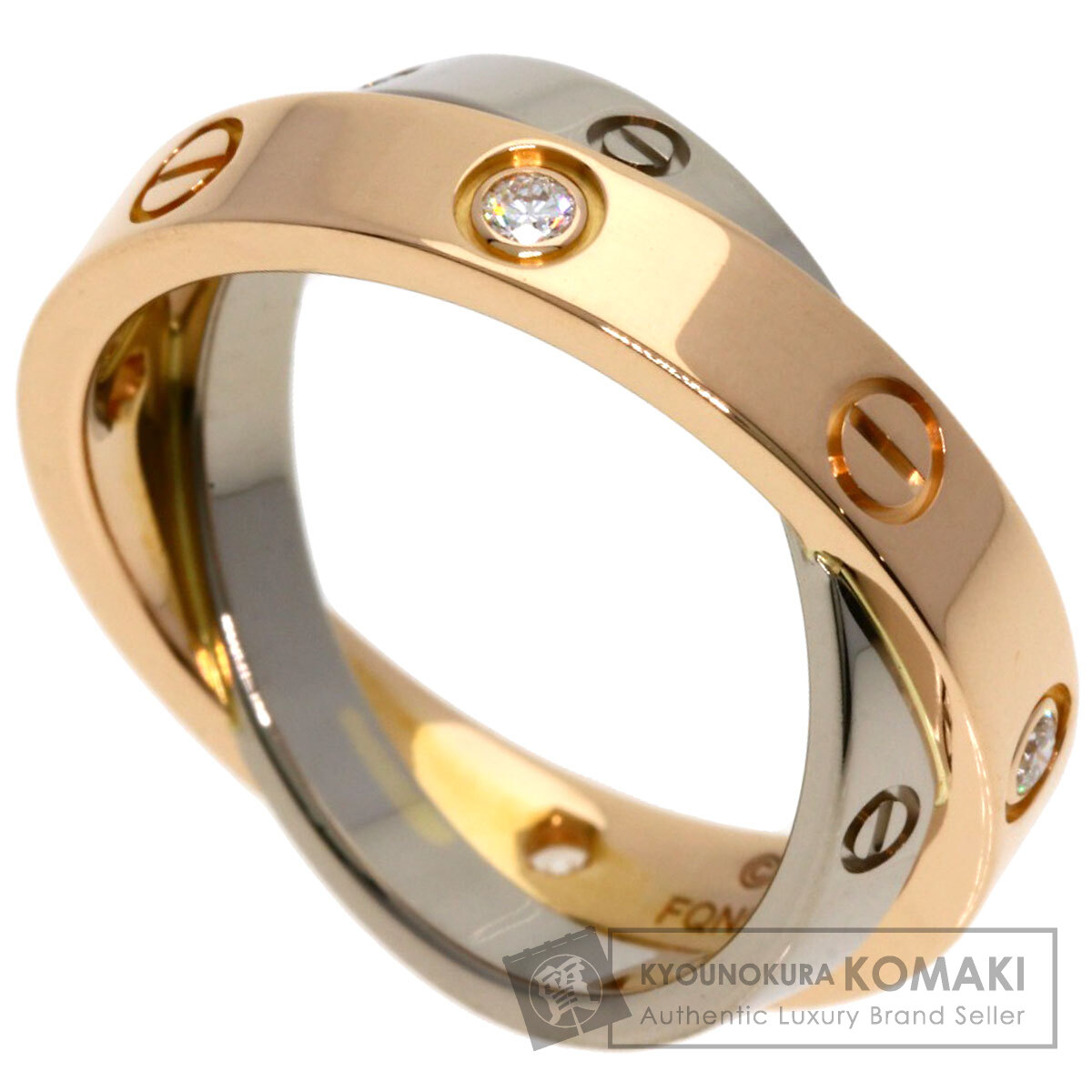 CARTIER カルティエ ビーラブ ダイヤモンド #49 リング・指輪 K18