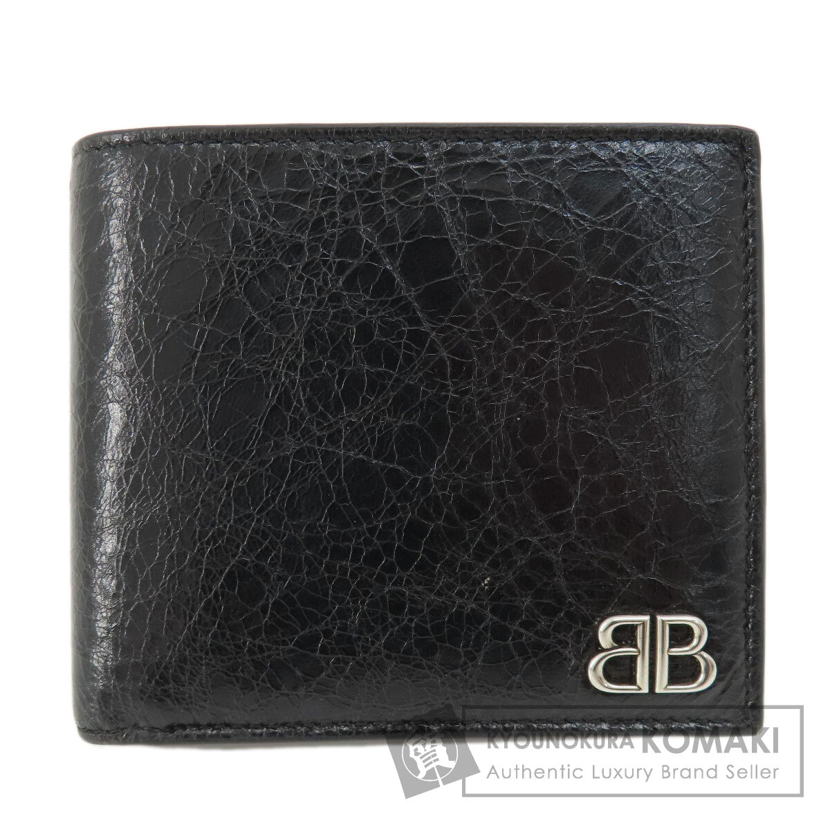 BALENCIAGA バレンシアガ 779971 BB 二つ折り財布（小銭入れあり