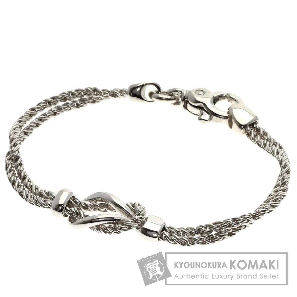 TIFFANY&Co. ティファニー センターノット ダブルロープ ブレスレット