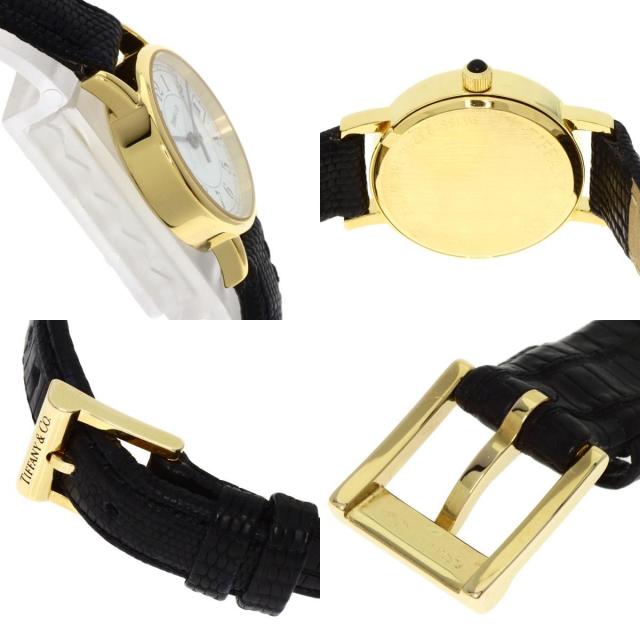 TIFFANY&Co. ティファニー 23256 クラシック ラウンド 腕時計 OH済 K18