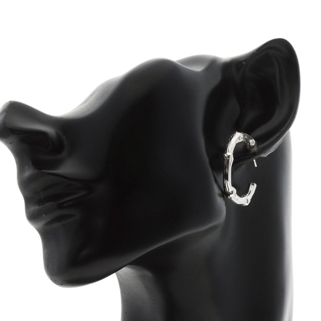 TIFFANY&Co. ティファニー バンブー フープ ピアス シルバー