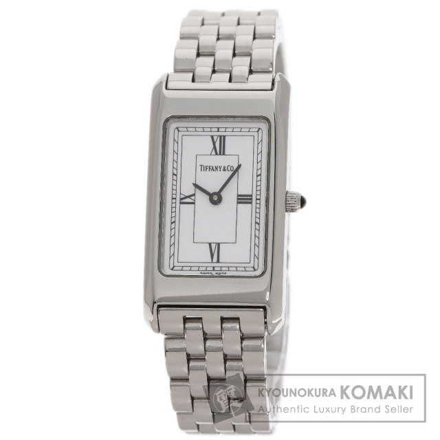 TIFFANY&Co. ティファニー クラシック スクエア 腕時計 ステンレス