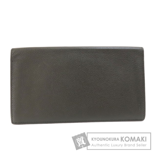 HERMES エルメス シチズンツイルロング 黒 ブラック シルバー金具 長