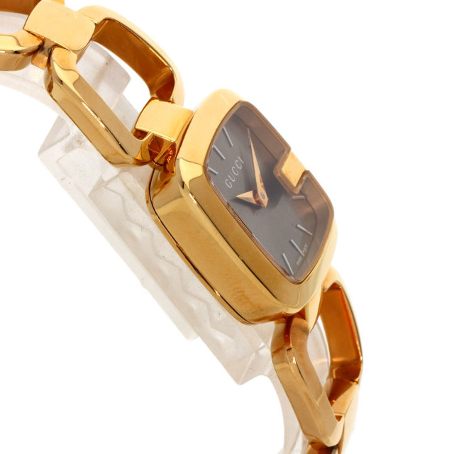 GUCCI グッチ 125.5 スクエアフェイス 腕時計 GP/GP レディース