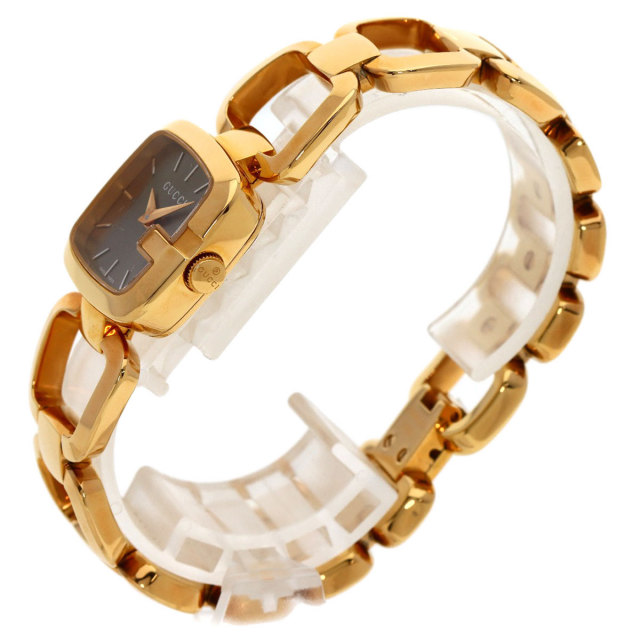 GUCCI グッチ 125.5 スクエアフェイス 腕時計 GP/GP レディース