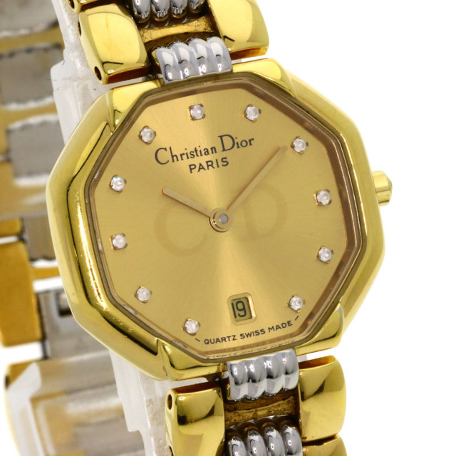 CHRISTIAN DIOR クリスチャンディオール D48-133-1 オクタゴン 腕時計
