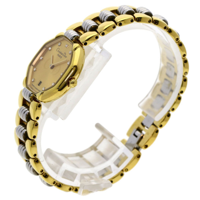 CHRISTIAN DIOR クリスチャンディオール D48-133-1 オクタゴン 腕時計