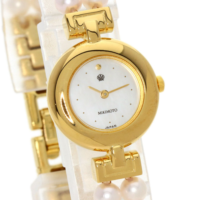 MIKIMOTO ミキモト パールウォッチ JAL 腕時計 GP/GPxパール